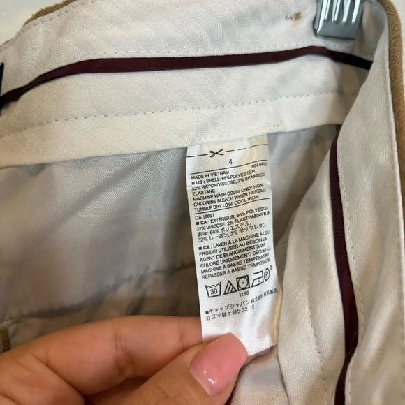 BANANA REPUBLIC FACTORY Ryan Light Toffee Mid Rise Pant - Picture 10 of 11